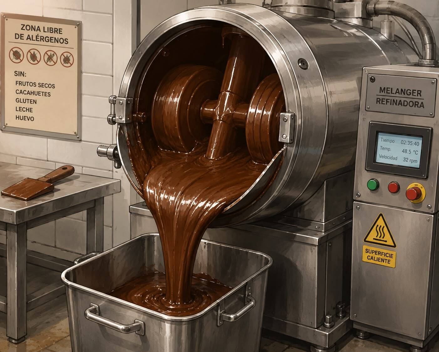 Obrador dedicado a chocolate sin trazas de marques free from