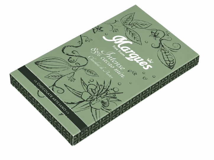 Intense small Tableta de chocolate negro 85%