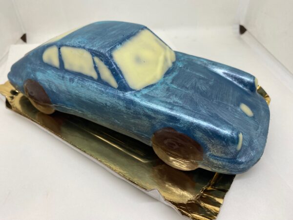 Coche deportivo Figura de Chocolate a color