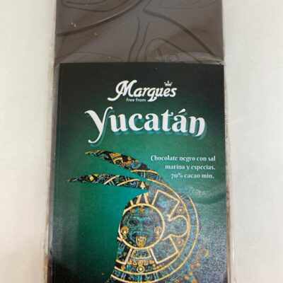 Tableta chocolate Yucatan 70% sin Leche, sin huevo, sin frutos secos, sin gluten