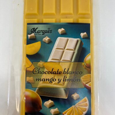 Chocolate Royale con Mango y Limón sin Leche, sin huevo, sin frutos secos, sin gluten