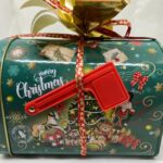 Gran Lata Buzón de Navidad Verde 